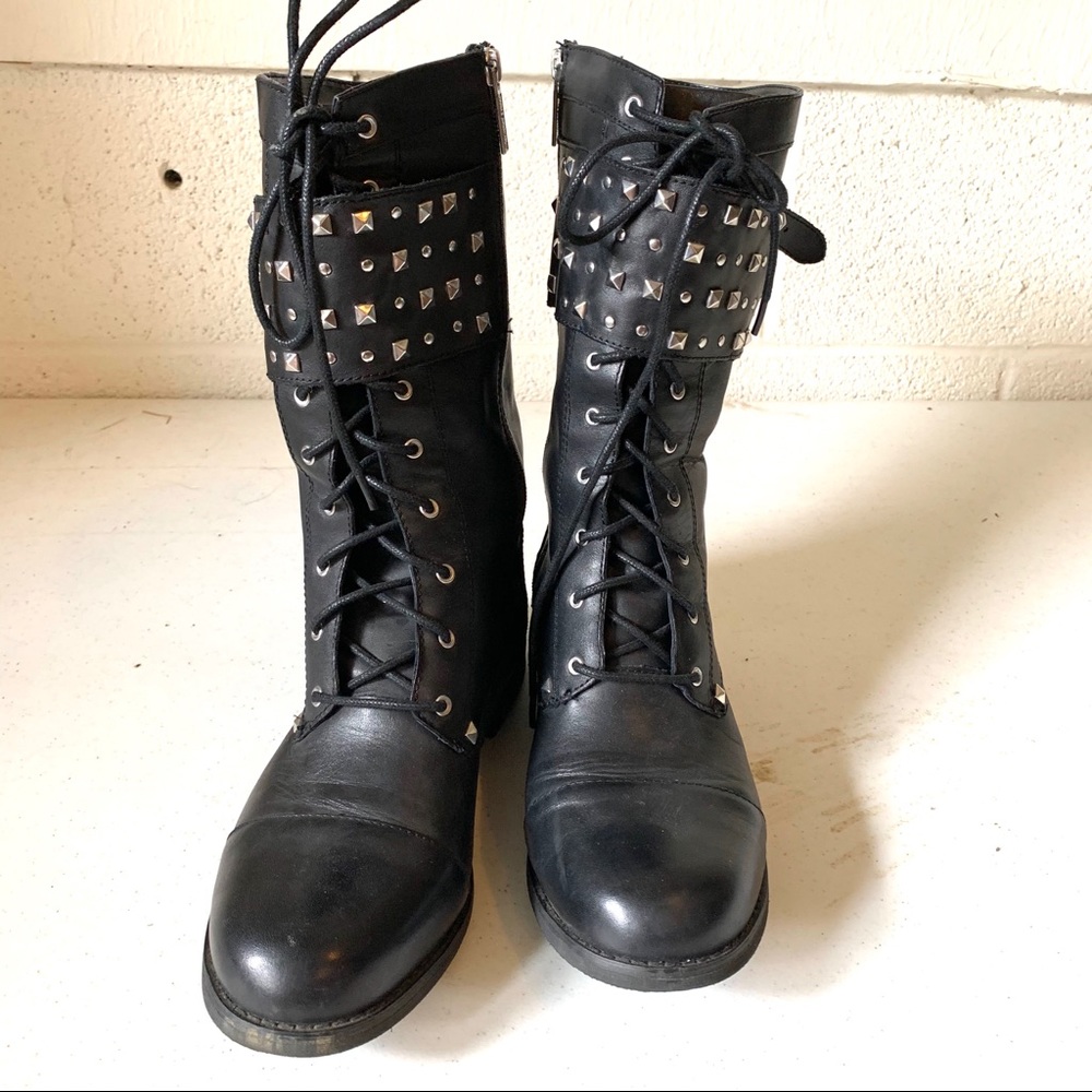 Ladies Black Leather Boots - Picture 2 of 9